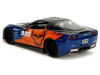 1/24 Jada 2006 Chevrolet Corvette C6 Z06 #333 Spirit Racing (Black Blue Orange) Diecast Car Model