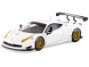 1/64 Tarmac Works Ferrari 458 Italia GT3 (White) Diecast Car Model