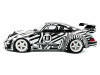 1/18 Solido 2022 Porsche 911 RWB "The Zebra" Camouflage Diecast Car Model