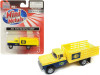 1960 Ford Stake Bed Truck "Sunoco" Yellow and Blue 1/87 (HO) Scale Model by Classic Metal Works