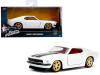 Roman's Ford Mustang White with Red Interior "Fast & Furious" Movie 1/32 Diecast Model Car by Jada