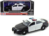Ford Police Interceptor Concept Car Unmarked Black/White 1/24 Diecast Model Car by Motormax
