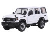 1/64 LCD Toyota Land Cruiser LC70 RHD (White) Diecast Car Model
