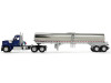 1/64 First Gear Kenworth W990 Day Cab (Viper Blue) with Walker Food Grade Tank Trailer Diecast Car Model