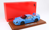 1/18 BBR & Kyosho Ferrari F40 (Azzurro Blue with Italian Tricolor Stripe & Black Rims) Diecast Car Model Limited 54 Pieces