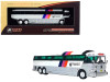 1970 MCI MC-7 Challenger Intercity Motorcoach "Casino Express" "NJ Transit" (New Jersey Transit) White "Vintage Bus & Motorcoach Collection" 1/87 (HO) Diecast Model by Iconic Replicas