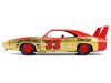 1969 Dodge Charger Daytona #33 Red and Gold Metallic with Graphics "Bigtime Muscle" Series 1/24 Diecast Model Car by Jada 1969 Dodge Charger Daytona #33 Red and Gold Metallic with Graphics "Bigtime Muscle" Series 1/24 Diecast Model Car by Jada