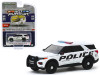 2020 Ford Police Interceptor Utility Show Vehicle White "Ford Motor Company" "Hot Pursuit" Series 34 1/64 Diecast Model Car by Greenlight