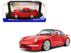1/18 Solido 1997 Porsche 911 993 Carrera RS Indischrot (Red) Diecast Car Model