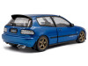 1/18 Solido 1991 Honda Civic EG6 Solido Works (Cobalt Blue Pearl) Diecast Car Model