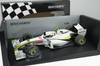 1/18 Minichamps 2009 Formula 1 Brawn GP BGP001 Rubens Barrichello Europe GP Winner Diecast Car Model