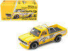 1/64 Poprace Datsun 620 Pandem Mooneyes (Yellow) Diecast Car Model