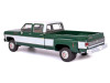 1/64 Ixo GMC Sierra Grande 3500 Crew Cab Dually (Green & White) Diecast Car Model