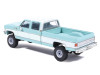 1/64 Ixo 1978 Chevrolet Silverado K30 Crew Cab Fleetside Lifted (Blue with White) Diecast Car Model