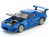 1/64 Poprace Mazda RX-7 RX7 (FC3S) Reamemiya (Blue) Diecast Car Model
