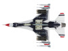 Lockheed F-16C Fighting Falcon Fighter Aircraft "No.10 Thunderbirds Warbird" United States Air Force "Air Power Series" 1/72 Diecast Model by Hobby Master