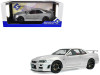 1/18 Solido 1999 Nissan Skyline GT-R GTR R34 Z-Tune (Silver) Diecast Car Model