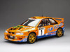 1/18 Sunstar 1999 Subaru Impreza S5 WRC '97 #1 A.Kremer, F.Berßen Winner ADAC Rallye Deutschland 1999 Diecast Car Model