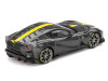 1/64 BBR Ferrari 812 Competizione (Grigio Competizione Grey with Yellow Stripe) Car Model