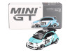 1/64 Mini GT Fiat Abarth 595 LB-WORKS x Abas Works IZTK (Blue & White) Diecast Car Model