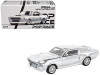 1/64 Poprace 1967 Shelby Mustang GT500 (Silver Chrome) Diecast Car Model