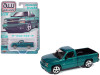 2005 Chevrolet Silverado SS Custom Pickup Truck Teal Metallic "Muscle Trucks" Series 1/64 Diecast Model Car by Auto World