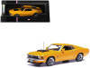 1970 Ford Mustang Boss 429 Bright Yellow with Black Hood Scoop 1/43 Diecast Model Car by IXO Models