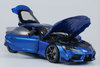 1/18 Well Toyota Supra A90 (Blue) Diecast Car Model