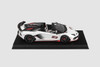 1/18 Runner Lamborghini Aventador SVJ Spider with Removable Top (White with Red Accent) Car Model Limited 25 Pieces