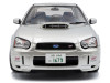 1/18 Solido 2003 Sbaru Impreza WRX STi Premium Silver Effect Diecast Car Model