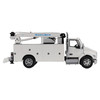 1/50 Diecast Masters Kenworth T380 Auto-Crane Titan 85-Body HC14-Crane Work Truck with Miller EnPak (white) Diecast Car Model