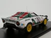1/18 Spark Lancia Stratos No.10 Winner Monte Carlo Rally 1976 S. Munari - S. Maiga Car Model