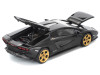 1/64 Poprace Lamborghini Countach LPI 800-4 (Deep Black) Diecast Car Model