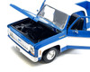 1/18 Maisto 1974 Chevrolet C10 Cheyenne Super Pick-Up (Blue & White) Diecast Car Model