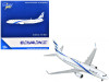 Boeing 737-800 Commercial Aircraft "El Al Israel Airlines" (4X-EKK) White with Blue Stripes 1/400 Diecast Model Airplane by GeminiJets