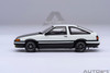 1/64 AUTOart Toyota Sprinter Trueno (AE86) Project D Final Version (White) Car Model