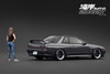 1/18 IG Ignition Model Nissan Skyline GT-R GTR R32 (Gun Metallic Grey) Midnight Reina's R with Ms.Reina Akikawa Figure