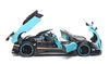 1/18 BBR & Almost Real Pagani Zonda Uno Coupe (Turquoise Blue & Carbon Fiber Diecast Car Model Standard Packaging