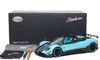 1/18 BBR & Almost Real Pagani Zonda Uno Coupe (Turquoise Blue & Carbon Fiber Diecast Car Model Standard Packaging