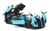 1/18 BBR & Almost Real Pagani Zonda Uno Coupe (Turquoise Blue & Carbon Fiber Diecast Car Model Luxury Packaging