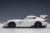 1/18 AUTOart Dodge Viper GTS-R Commemorative Edition ACR (Pearl White with Blue Stripes) Car Model