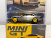 CHASE CAR 1/64 Mini GT Bentley Flying Spur (Chrome Silver with Yellow Wheels) Diecast Car Model