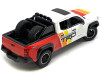 1/24 2024 Toyota Tacoma TRD Off-Road Custom (White, Yellow & Red) Diecast Car Model