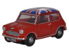Austin Mini RHD (Right Hand Drive) Tartan Red with Union Jack Top 1/148 (N) Scale Diecast Model Car by Oxford Diecast Austin Mini RHD (Right Hand Drive) Tartan Red with Union Jack Top 1/148 (N) Scale Diecast Model Car by Oxford Diecast