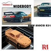 1/64 Rhino Model BMW 850CSi E31 Widebody (Black) Diecast Car Model