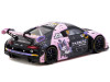 1/64 Tarmac Works 2024 Audi R8 LMS GT3 Evo II Macau GT Cup FIA GT World Cup Uno Racing Adderly Fong Diecast Car Model with 1 Pack Trading Cards Combo Set