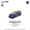 1/64 Poprace Honda Pandem Civic EG6 (Black & Blue) Diecast Car Model