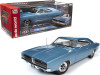 1969 Dodge Charger R/T Hardtop B3 Light Blue Metallic with White Interior "Muscle Car & Corvette Nationals" (MCACN) 1/18 Diecast Model Car by Autoworld