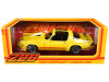 1980 Chevrolet Camaro Z28 with T-Tops Bright Yellow with Stripes 1/18 Diecast Model Car by Greenlight 1980 Chevrolet Camaro Z28 with T-Tops Bright Yellow with Stripes 1/18 Diecast Model Car by Greenlight