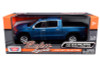 2019 GMC Sierra 1500 Denali Crew Cab Pickup Truck Blue Metallic 1/24-1/27 Diecast Model Car by Motormax